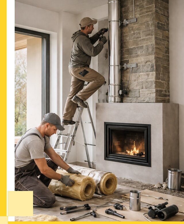 Монтаж дымоходов для каминов в Сосновом Боре от 15237 р. ЭриданСнб