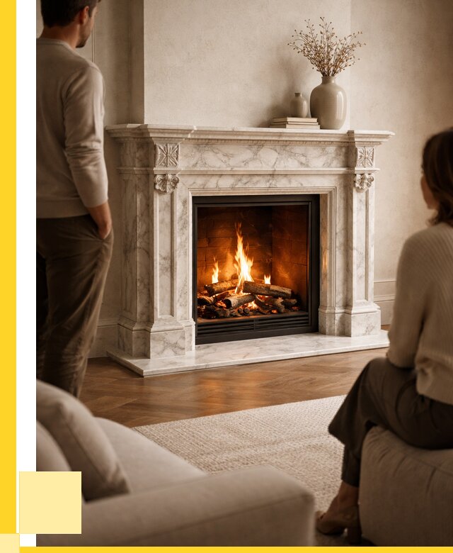 Мраморные камины под ключ в Сосновом Боре от 253950 р. | ЭриданСнб