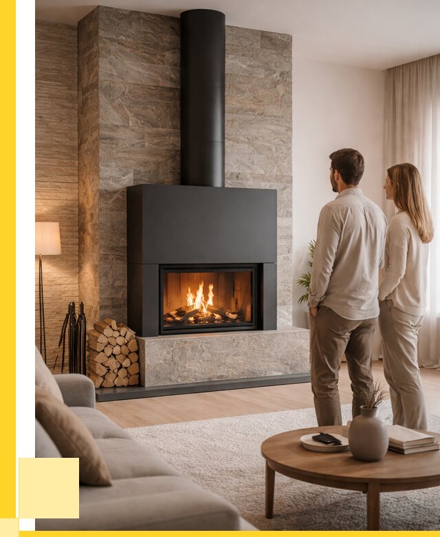 Закрытые камины под ключ в Сосновом Боре от 121896 р., ЭриданСнб