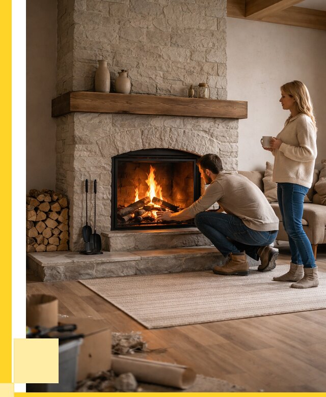 Камины для загородного дома в Сосновом Боре от 355530 р., ЭриданСнб