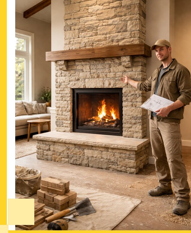 Камины под ключ в Сосновом Боре от 182844 р. | ЭриданСнб — установка