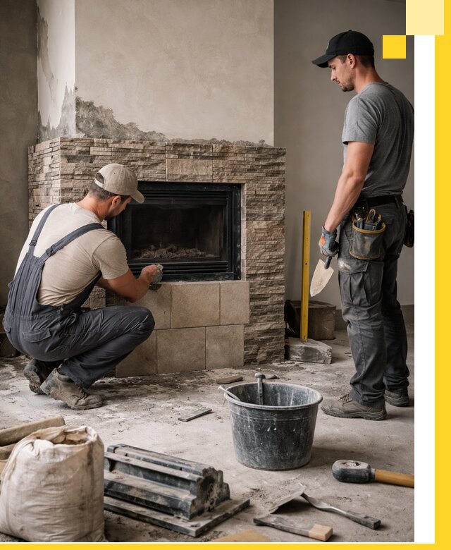 Камины под ключ в Сосновом Боре: проект, изготовление и монтаж