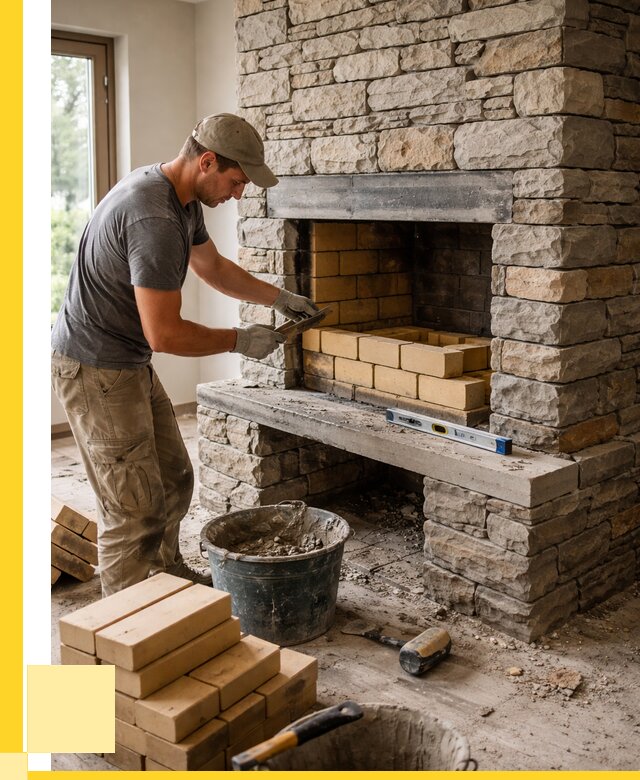 Кладка каминов и камина в Сосновом Боре от 25395 р. ЭриданСнб