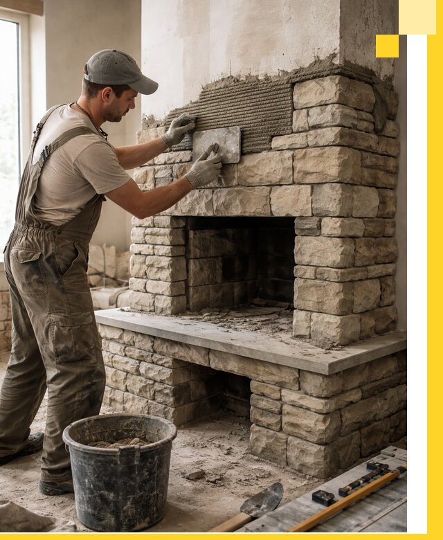 Строительство каминов под ключ в Сосновом Боре от проектирования до монтажа