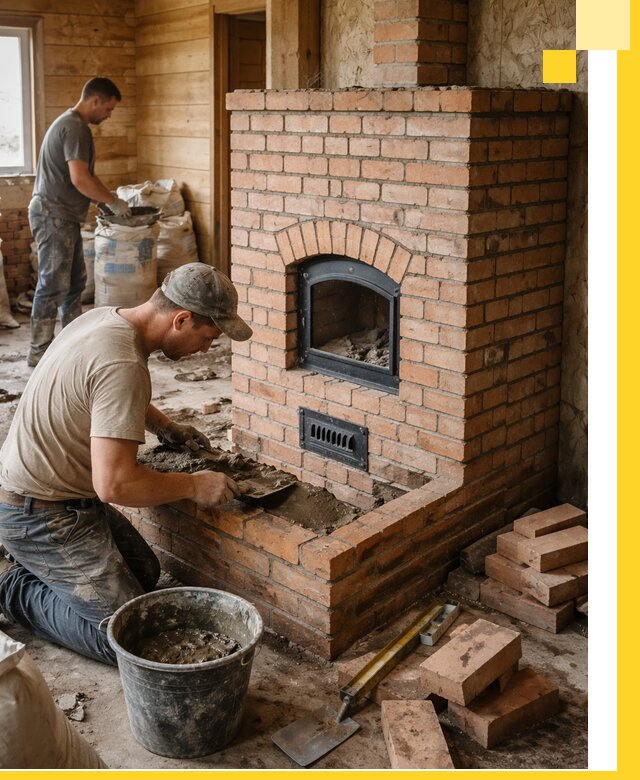 Профессиональное строительство печей в Сосновом Боре под ключ