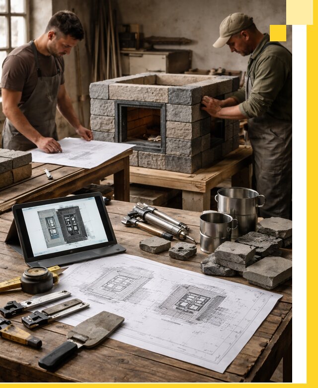 Разработка проектов печей с согласованием и монтажом в Сосновом Боре