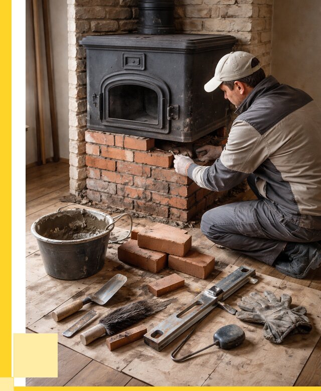 Ремонт печей в Сосновом Боре от 12190 р., услуги печника ЭриданСнб