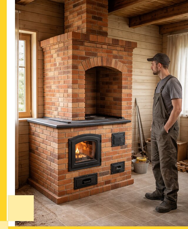 Кирпичные печи в Сосновом Боре: купить от 152370 р. | ЭриданСнб