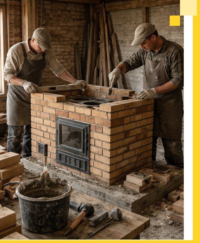 Изготовление и установка варочных печей под ключ в Сосновом Боре