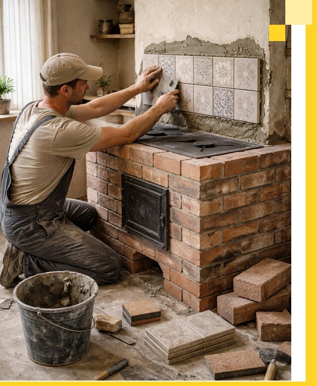 Печи с плитой на заказ монтаж гарантия и сервис в Сосновом Боре