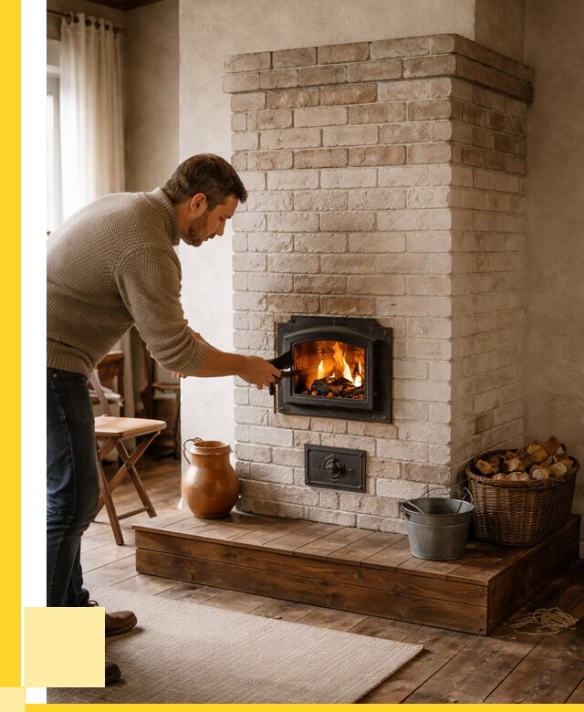 Печь голландка из кирпича в Сосновом Боре от 86343 р. | ЭриданСнб