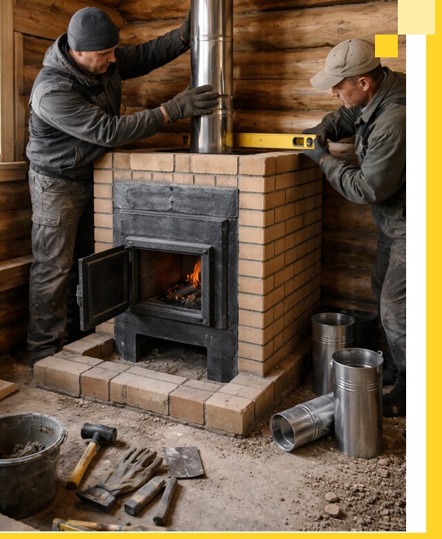 Проектирование, изготовление и установка банных печей в Сосновом Боре