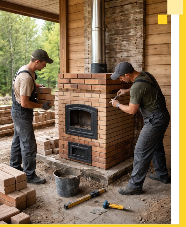 Производство и установка дачных печей под ключ в Сосновом Боре