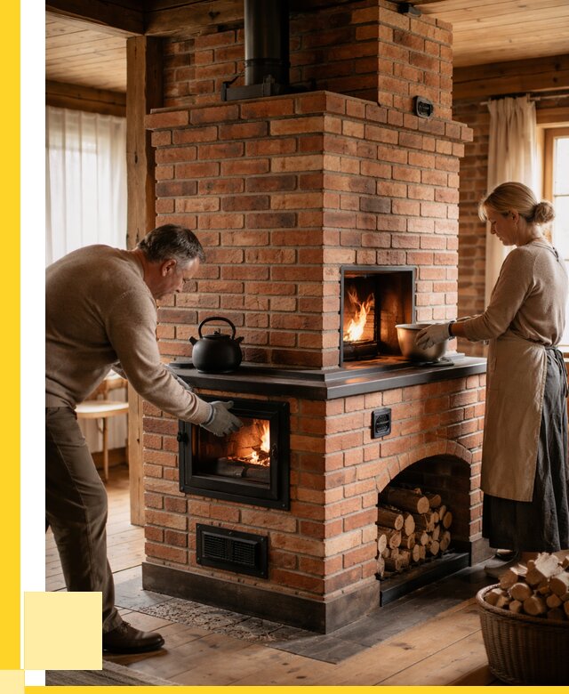 Печи для загородного дома под ключ в Сосновом Боре от 81264 р. | ЭриданСнб