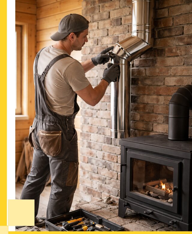 Монтаж дымоходов для печей в Сосновом Боре от 7619 р. | ЭриданСнб