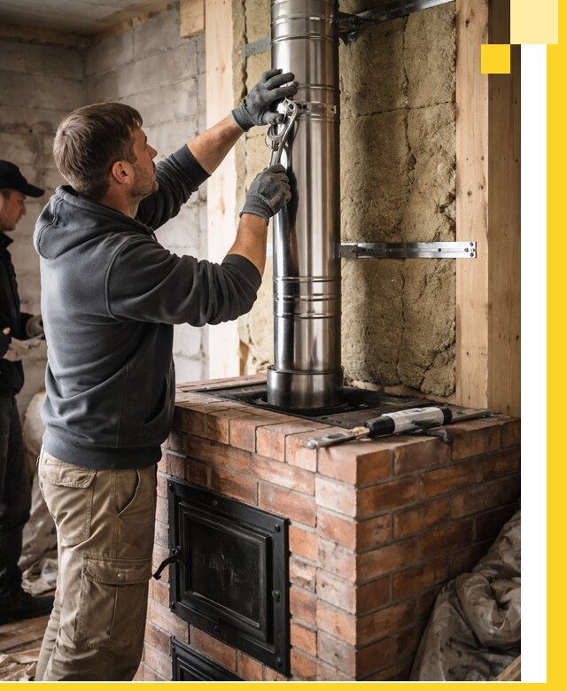 Изготовление и монтаж печей и дымоходов под ключ в Сосновом Боре