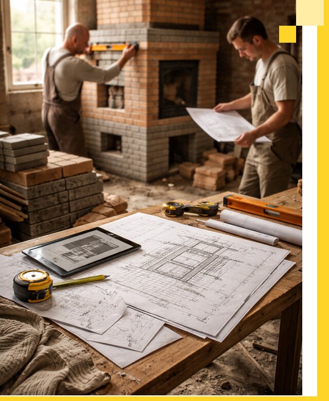 Проекты печей и каминов с индивидуальным дизайном в Сосновом Боре