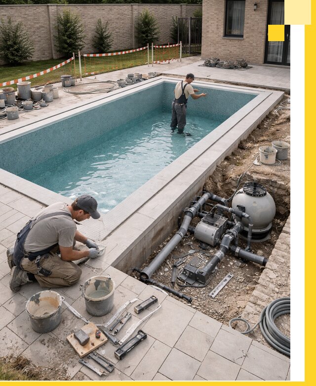 Строительство бассейнов под ключ в Сосновом Боре: проекты и монтаж