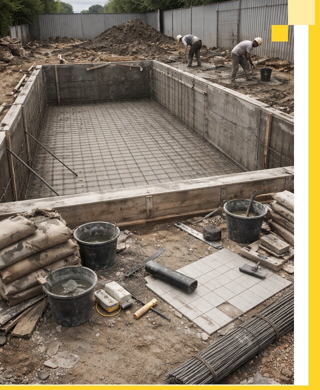 Строительство бассейнов под ключ в Сосновом Боре, дизайн и монтаж