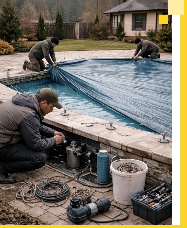 Консервация бассейнов в Сосновом Боре: подготовка к длительному хранению