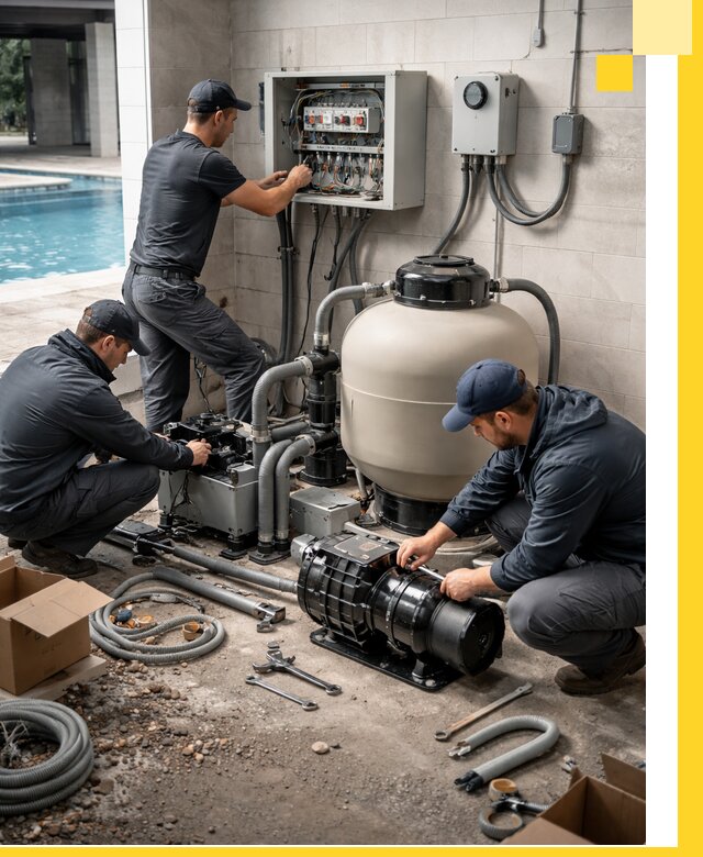 Профессиональный монтаж оборудования для бассейнов в Сосновом Боре