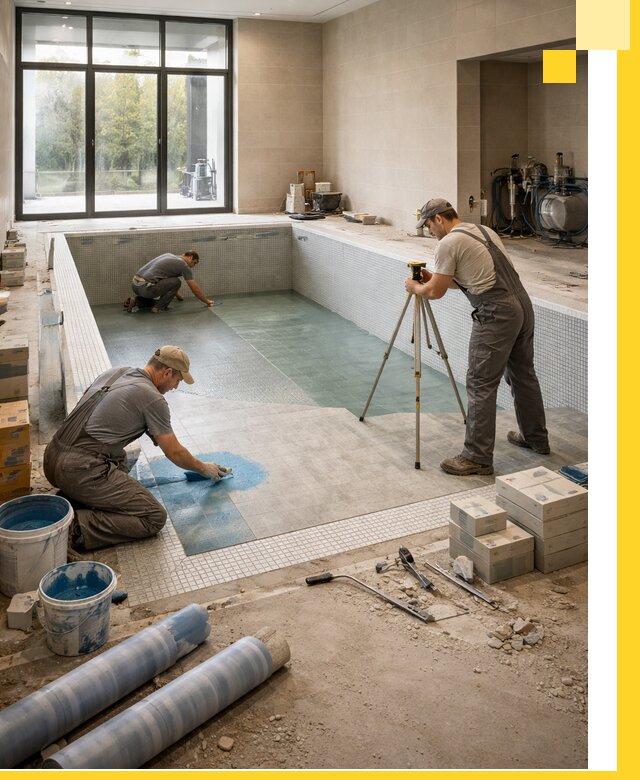 Проект и строительство закрытых бассейнов в Сосновом Боре под ключ