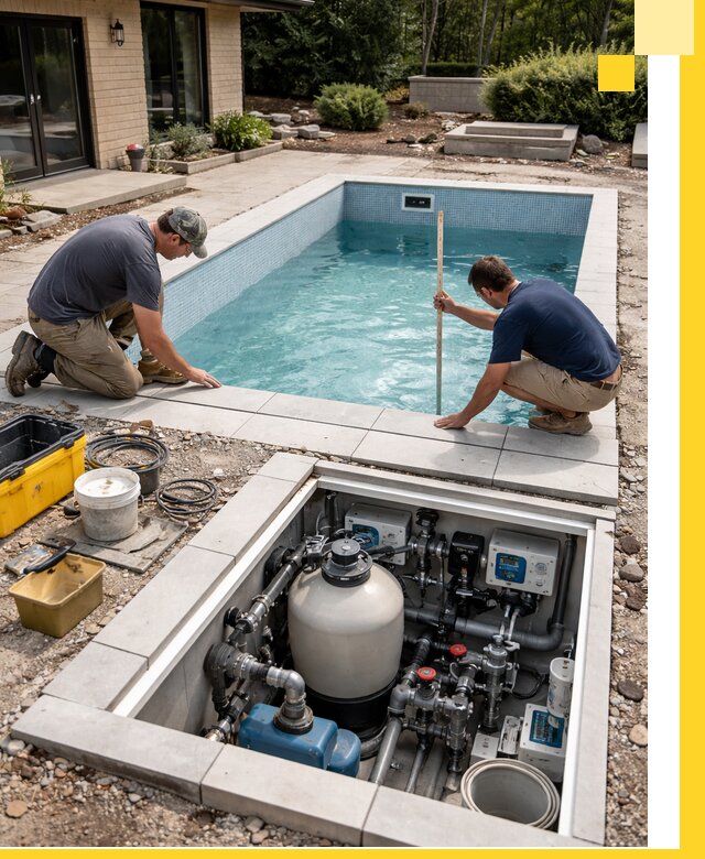 Строительство качественных домашних бассейнов под ключ в Сосновом Боре