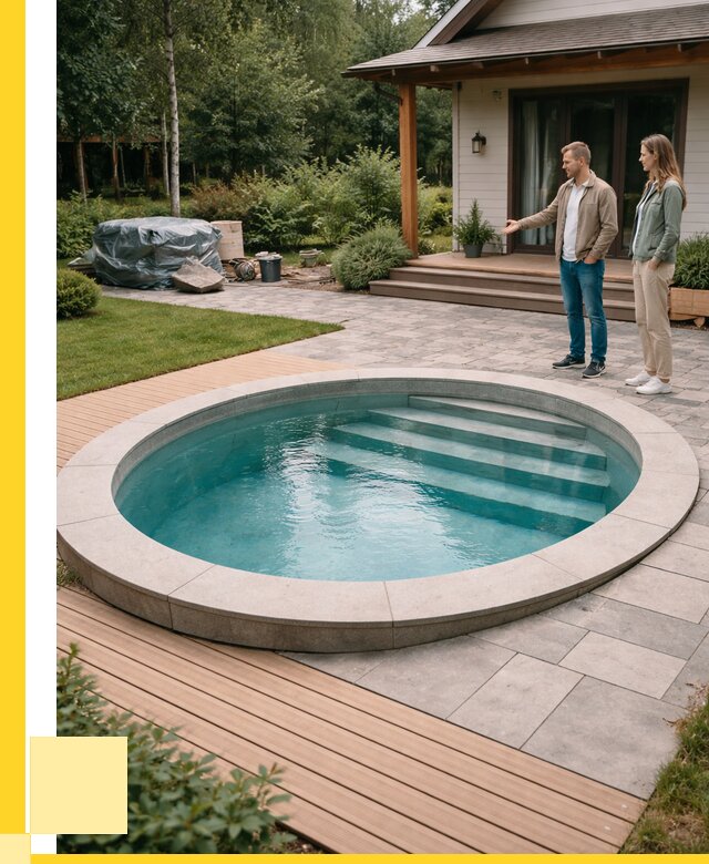 Бассейн на даче под ключ в Сосновом Боре от 203160 р., ЭриданСнб