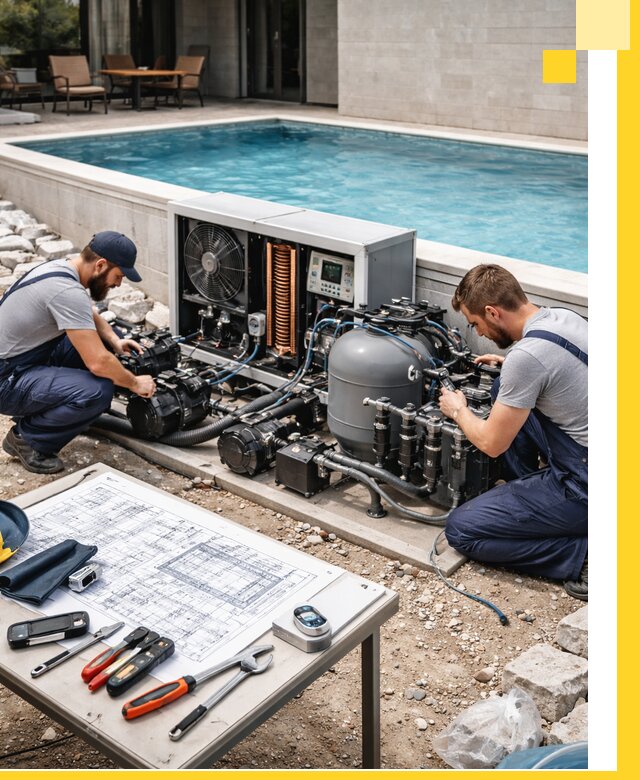 Проектирование и монтаж бассейнов с подогревом в Сосновом Боре