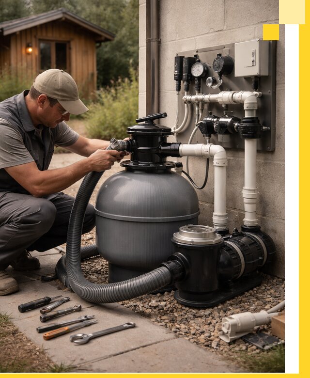 Продажа и монтаж фильтров и насосов для бассейнов в Сосновом Боре