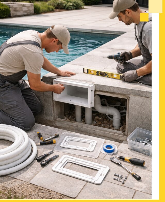 Поставка и установка скиммеров для бассейнов в Сосновом Боре