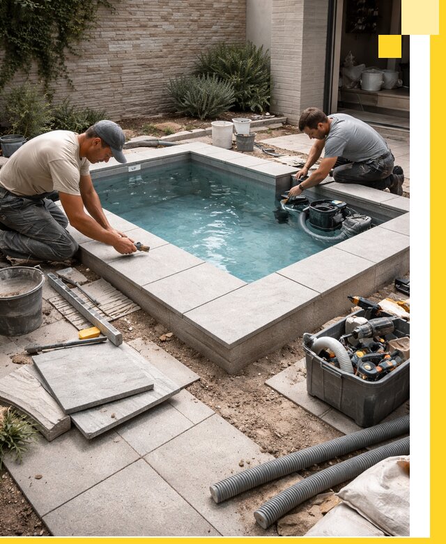 Мини бассейны под ключ в Сосновом Боре, дизайн и установка