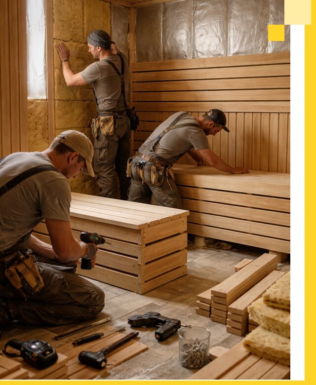 Профессиональное строительство саун под ключ в Сосновом Боре