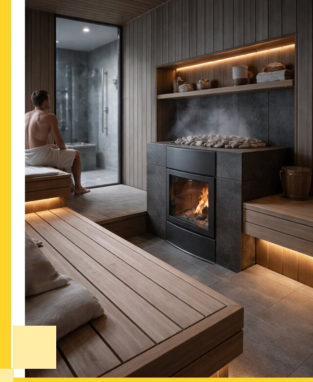 Проект сауны в частном доме в Сосновом Боре от 35553 р. | ЭриданСнб