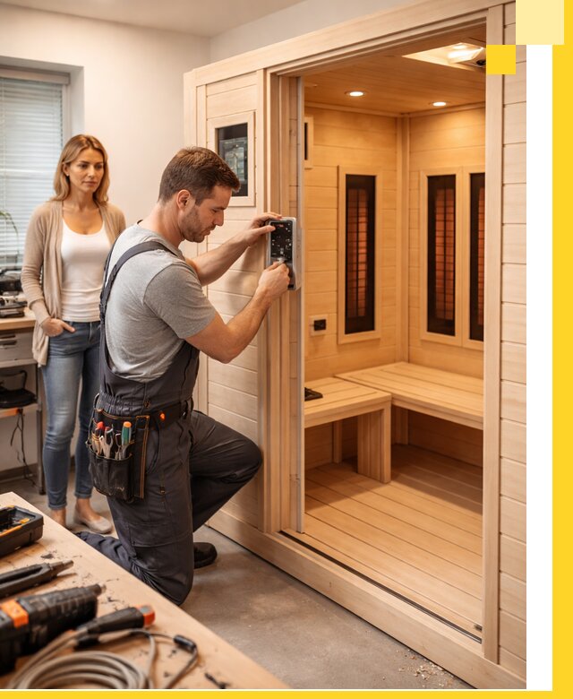 Инфракрасные сауны под ключ в Сосновом Боре продажа и установка