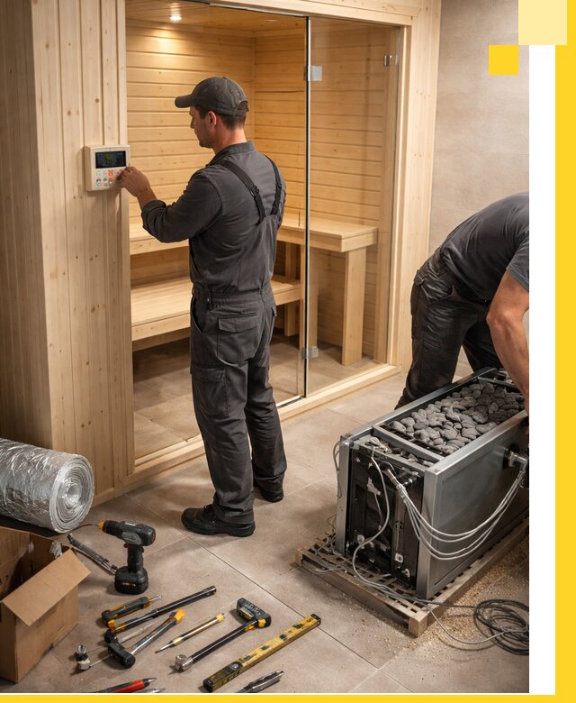 Поставка, установка и монтаж электрических саун в Сосновом Боре