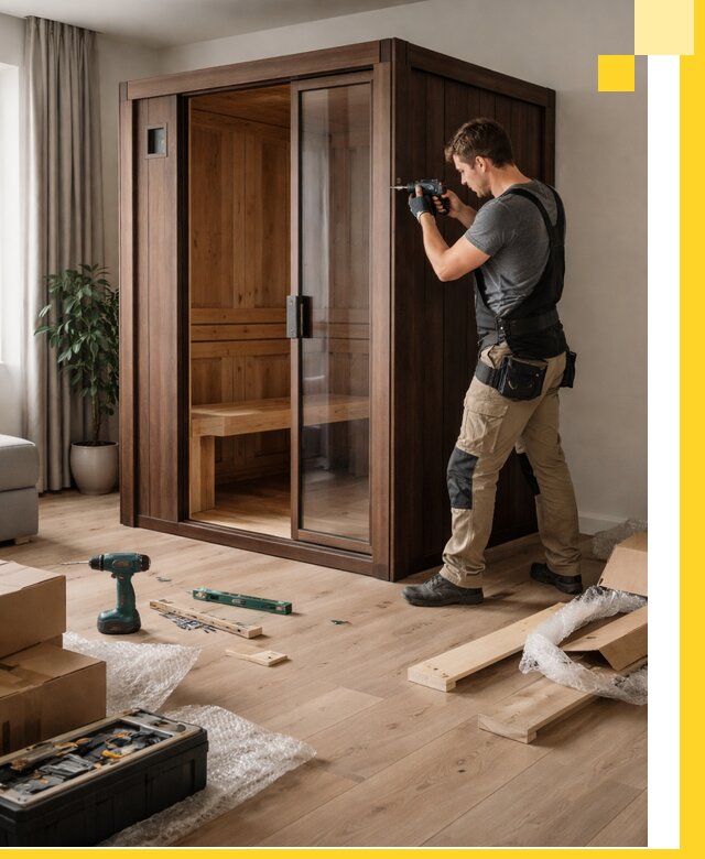 Установка и производство мини саун под ключ в Сосновом Боре