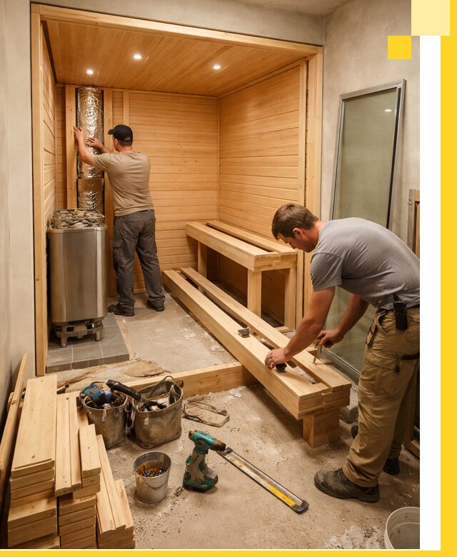 Проектирование и установка домашних саун под ключ в Сосновом Боре