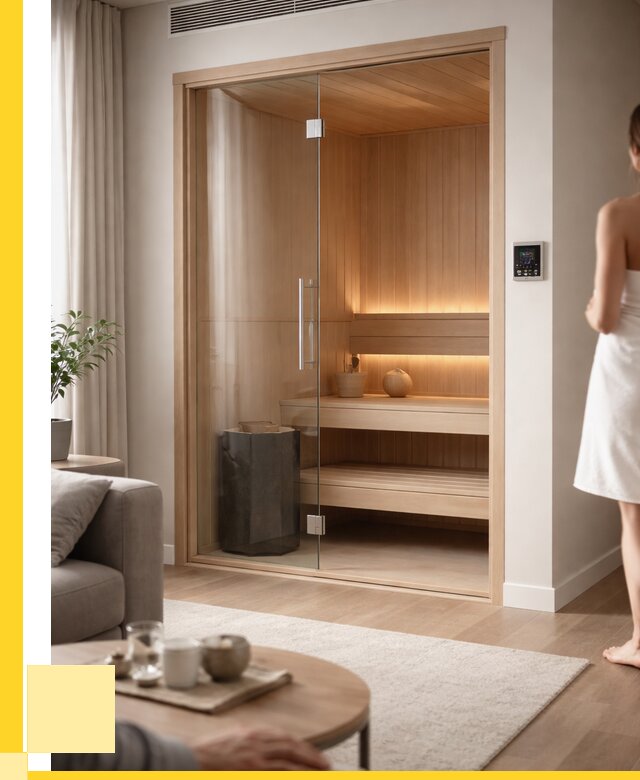 Сауна в квартире под ключ в Сосновом Боре от 121896 р. ЭриданСнб