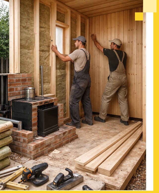 Строительство и установка дачных саун под ключ в Сосновом Боре