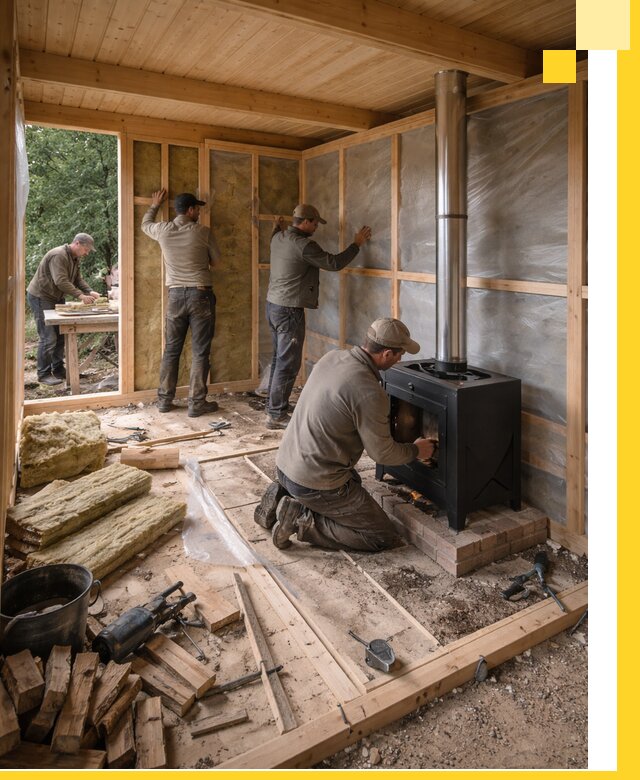 Профессиональный монтаж бань под ключ в Сосновом Боре для дома