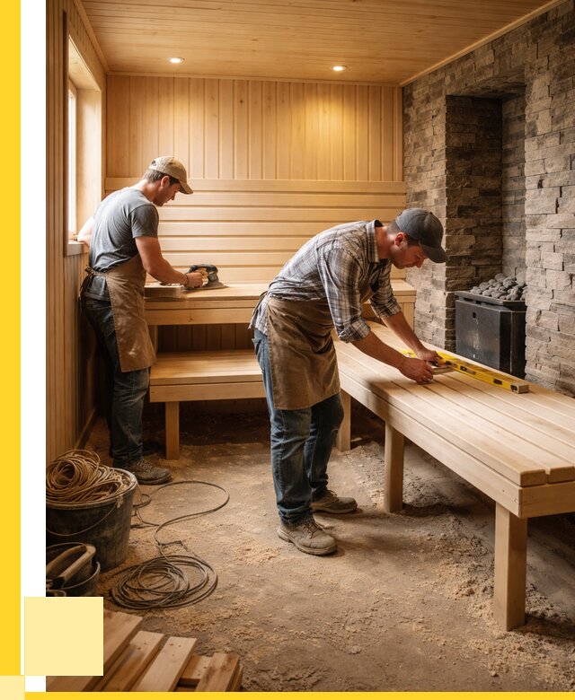 Отделка бани в Сосновом Боре: внутренняя отделка от 3047 р. | ЭриданСнб