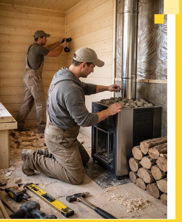 Строительство деревянных бань под ключ в Сосновом Боре проекты и монтаж