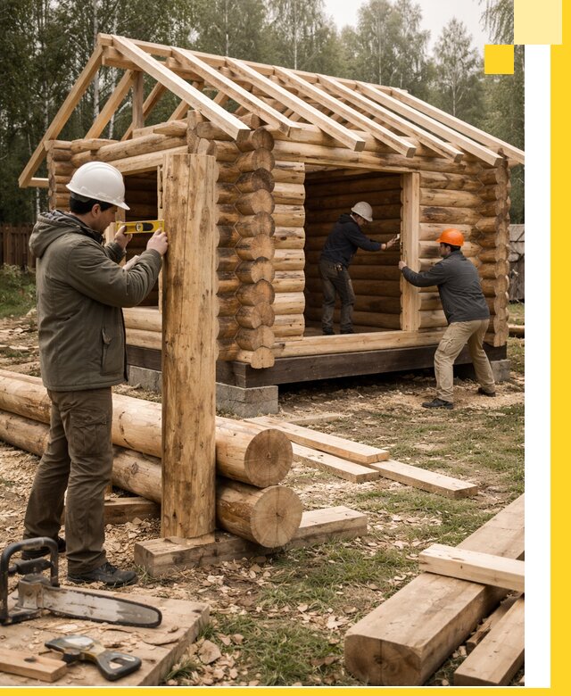 Строительство бань для дачи под ключ в Сосновом Боре с доставкой и монтажом