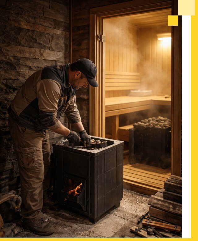 Строительство бани с сауной под ключ в Сосновом Боре от проекта до сдачи