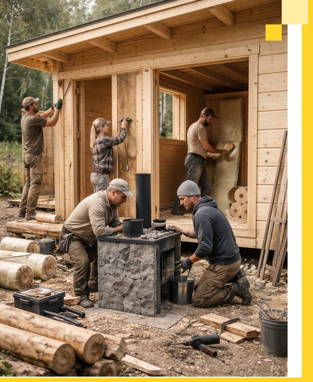 Купить баню под ключ в Сосновом Боре строительство монтаж отделка