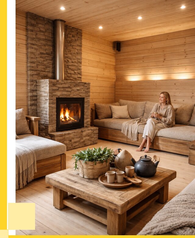 Проект бани с комнатой отдыха в Сосновом Боре от 35553 р. | ЭриданСнб