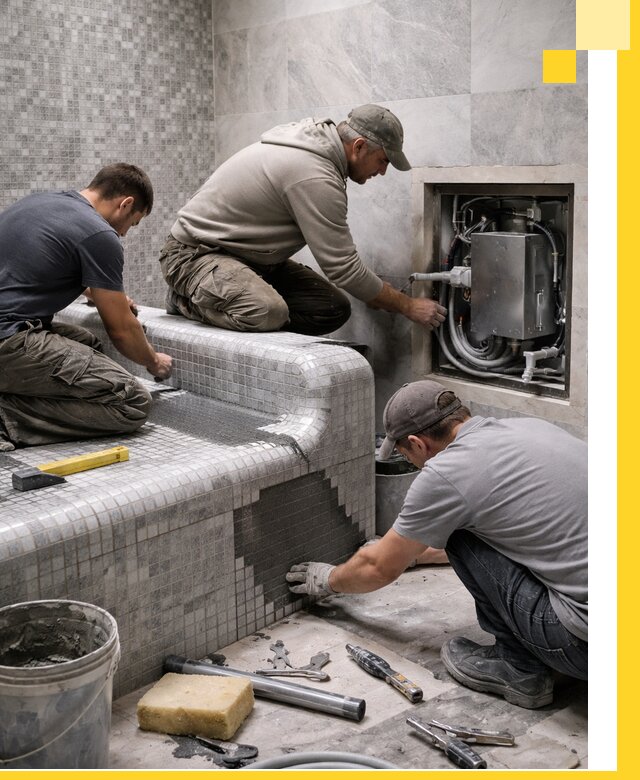 Проекты хамамов под ключ в Сосновом Боре и дизайн и строительство