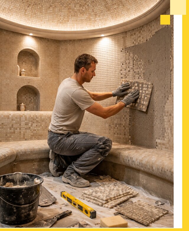 Устройство и монтаж домашнего хамама под ключ в Сосновом Боре