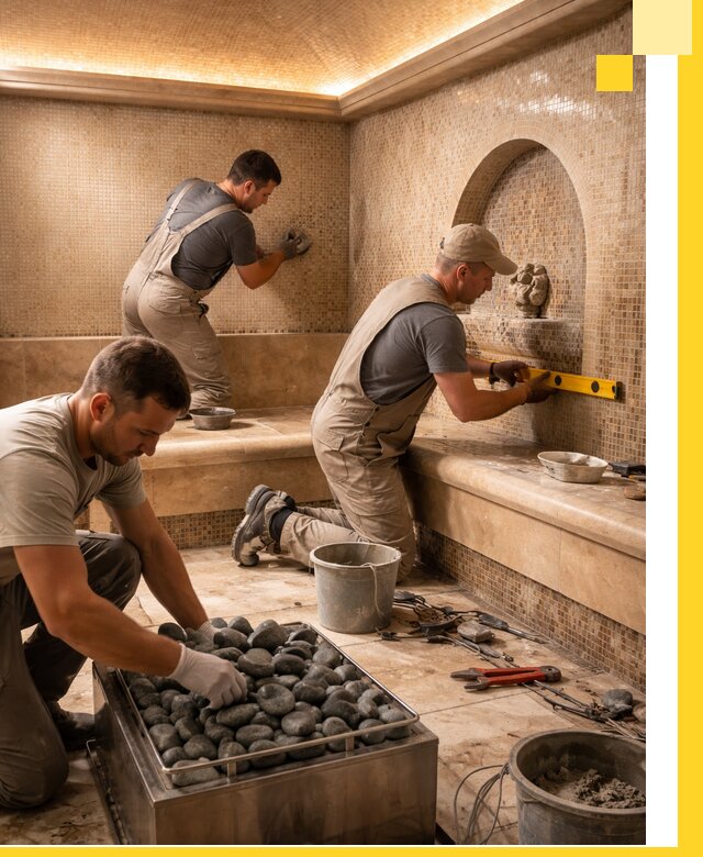 Проектирование и строительство хамама и сауны в Сосновом Боре